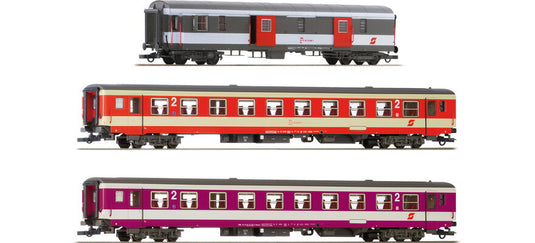 HOゲージ 鉄道模型 客車 Roco ロコ Oebb D 704 Era V Express train D 704 Oebb Era V DC