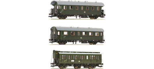 HOゲージ 車両 ロコ Roco DR 3 piece Set 2 Branch line train Era III DC