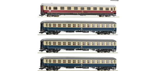HOゲージ 客車 Roco ロコ DB IC 511 Chiemgau 4 piece set Era IV DC 4 piece set IC 511 Chiemgau DB