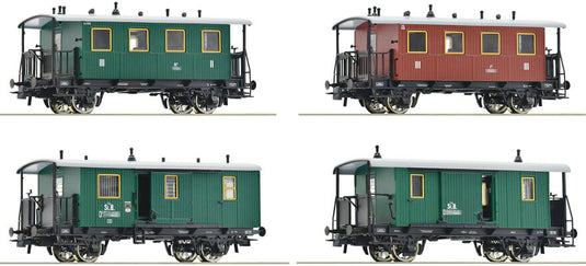 HOゲージ 鉄道模型 Roco kkStB 客車 Era I DC