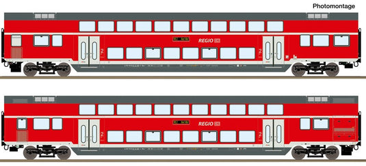 HOゲージ 客車 Roco DB AG Double-decker carriages Era VI DC