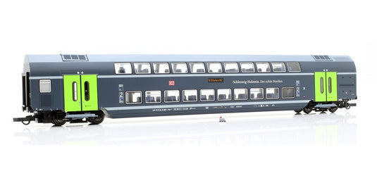 HOゲージ 鉄道模型客車 Roco DB AG 2等車 Double-decker carriage DC