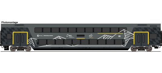 HOゲージ 客車 Roco DB AG Ideas Train Double-decker carriage DC