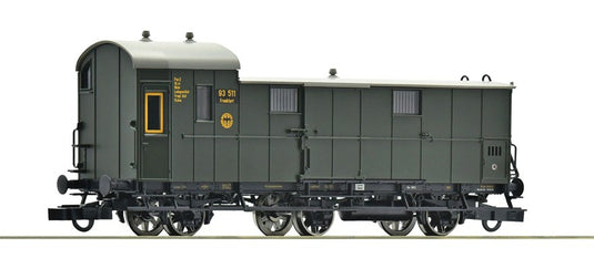 HOゲージ 鉄道模型 Roco DRG 荷物車 Era II DC