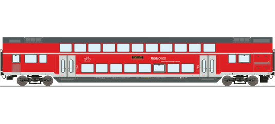 HOゲージ 客車 Roco ロコ DB AG 2階建客車 Era VI Double decker carriage of the DB AG Era VI AC