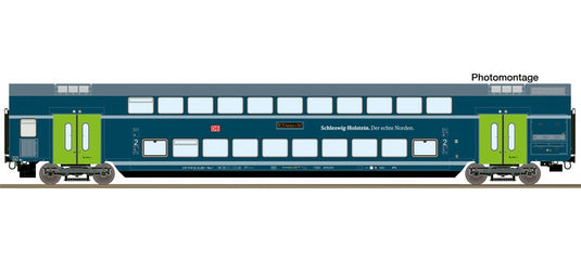 HOゲージ 鉄道模型客車 Roco DB AG 2等車 Double-decker carriage AC