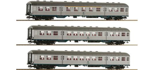 TTゲージ 客車 Roco ロコ 3 piece set DB local transport coach era IV Power system DC