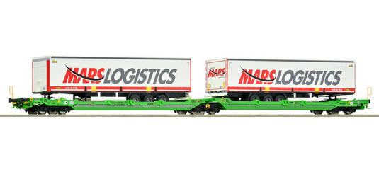 HOゲージ 鉄道模型 Roco ロコ CFL Cargo Double pocket articulated wagon series T3000e Era VI DC