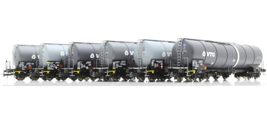 HOゲージ 鉄道模型 Roco ロコ VTG tank wagons 6 piece display Era VI DC