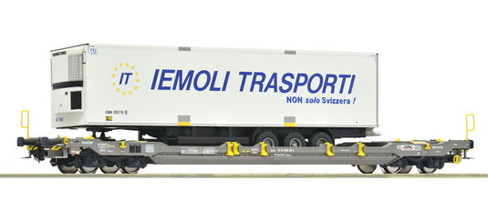 HOゲージ 鉄道模型 Roco ロコ Hupac Sdgnss T5 Era VI Pocket wagon type Sdgnss T5 DC
