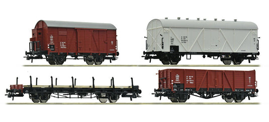 HOゲージ 貨車 Roco ロコ PKP Era IV 4 pcs Set DC PKP freight wagons Era IV 4 pcs Set DC