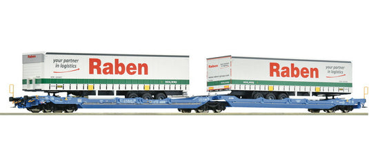 HOゲージ 鉄道模型 貨車 Roco ロコ VTG Sdggmrs 738 T3000e Era VI Double pocket articulated wagon Sdggmrs 738 T3000e VTG Era VI DC