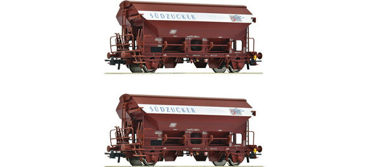 HOゲージ 車両 Roco ロコ DB 貨車 Tdgs 2 piece set Era IV Swing roof wagon DC