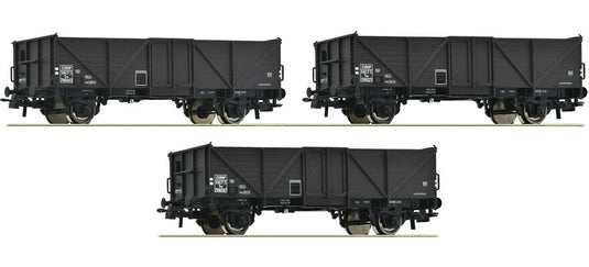 HOゲージ 車両 Roco ロコ SNCF 貨車 Tow Klagenfurt 3 piece set Era III DC