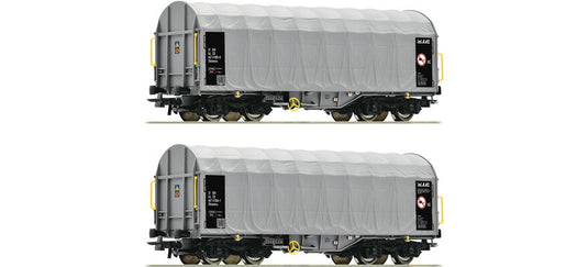 HOゲージ 車両 Roco ロコ CD Sliding tarpaulin wagon of the CD Era V VI Power system DC