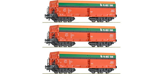 HOゲージ 貨車 Roco PMT 自動排出貨車 3両セット Era VI DC