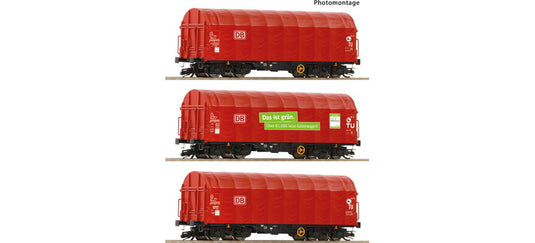 TTゲージ 鉄道模型 貨車 Roco ロコ DB AG Era VI Sliding tarpaulin wagon DB AG Era VI DC