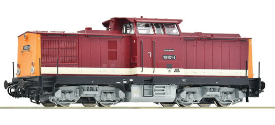 HOゲージ 鉄道模型 ディーゼル機関車 Roco ロコ DR BR 108 Era IV with sound DC DCC