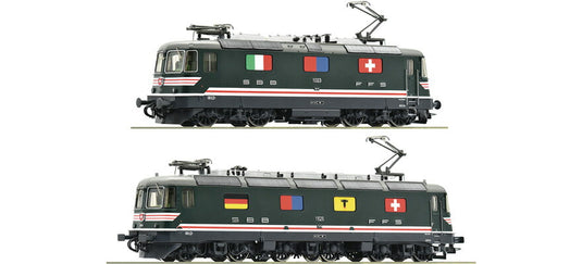 HOゲージ 鉄道模型 電気機関車 Roco ロコ SBB Re 10 10 double traction epoch IV DC
