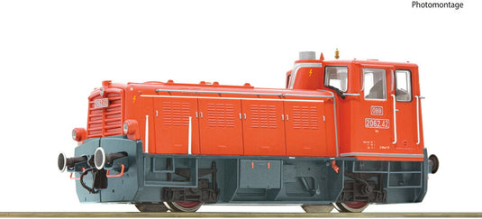 HOゲージ 鉄道模型 Roco ロコ OEBB Diesel locomotive Rh 2062 epoch III IV Power system DC Digital Decoder DCC