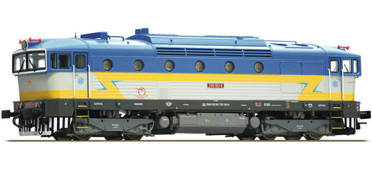 HOゲージ 鉄道模型 ディーゼル機関車 Roco ロコ ZSSK 750 183 Era VI Diesel locomotive 750 183 of the ZSSK Era VI Power system DC