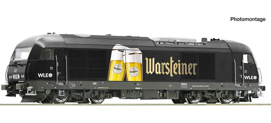 HOゲージ 鉄道模型 Roco WLE Diesel locomotive 22 Warsteiner Era VI DC