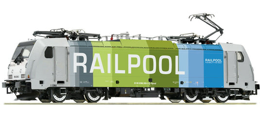 HOゲージ 鉄道模型 電気機関車 Roco ロコ Railpool 186 295-2 Era VI Electric locomotive 186 295-2 Railpool epoch VI DC
