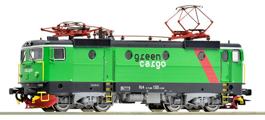 HOゲージ 鉄道模型 電気機関車 Roco ロコ Green Cargo Rc4 1305 Era VI sound DC Digital Decoder DCC