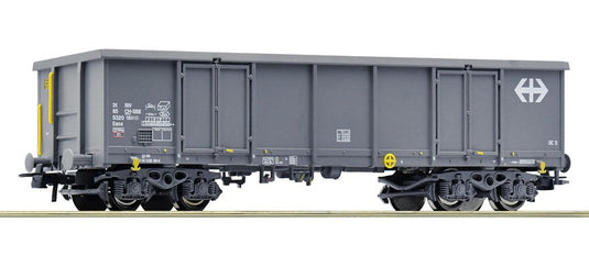 HOゲージ 鉄道模型客車 Roco SBB Eaos Open freight car Era VI DC