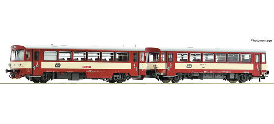 HOゲージ 鉄道模型 Roco ロコ CD Diesel railcar series 810 with trailer Era V DC