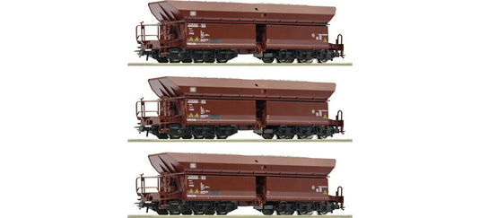 HOゲージ 鉄道模型 Roco ロコ DB Set of 3 ore wagons Era IV DC