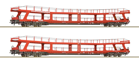 HOゲージ 鉄道模型 Roco ロコ BTE Car transport wagon Era VI DC