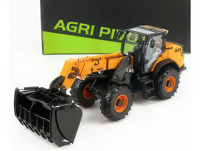 DIECI   T90 PLUS AGRI PIVOT RUSPA GOMMATA 2010   TRACTOR SCRAPER   YELLOW BLACK トラクタ / ROS 1/32 建設機械模型 工事車両