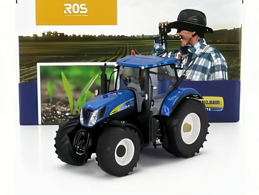 NEW HOLLAND T7070 トラクター 2018 ブルー/ ROS-MODEL 1/32 農機ミニカー