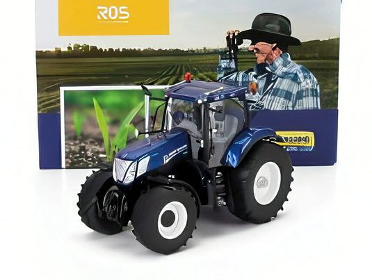 NEW HOLLAND T7.270 BLUE POWER トラクター 2020 ブルーメタリック/ ROS-MODEL 1/32 農機ミニカー