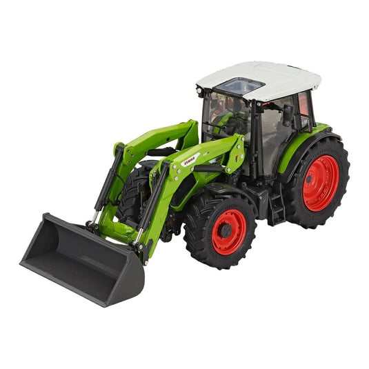 CLAASクラス AXOS 3.95 FL100 トラクター フロントローダー付 2020 ライトグリーン ブラック / ROS 1/32 ミニカー 農機模型