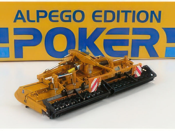 ACCESSORIES   COMPACT DISC POKER ALPEGO C/PAKER   YELLOW BLACK / ROS 1/32 建設機械模型 工事車両