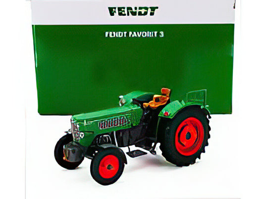 FENDT FAVORIT 3 2WD TRACTOR 1964 GREEN RED/ROS 1/32ミニカー 農業機械