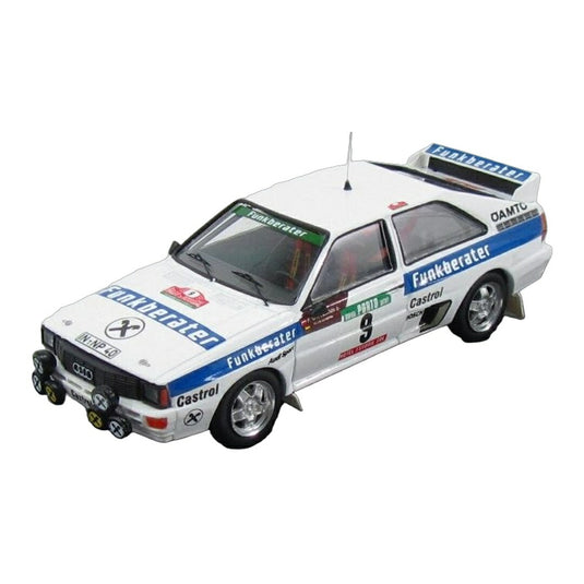 Audiアウディ Quattroクワトロ Funkberater 1983 No.9 7th Rallyラリー of Portugalポルトガル F.Wittmann  150台限定 / Trofeu 1/43 ミニカー