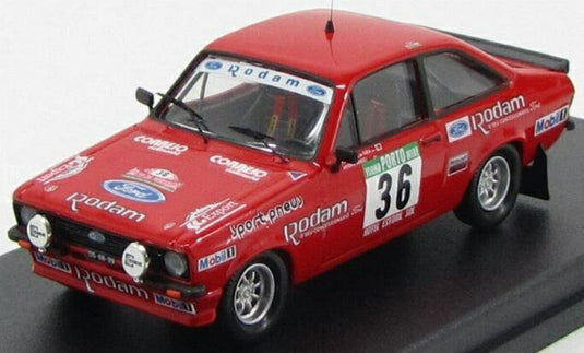 FORD ENGLAND Escort RS 2000 N 36 Gr.1 ポルトガルラリー 1985 2位 P.L.ファリア/A.マヌエル レッド 150台限定/ Trofeu 1/43 ミニカー