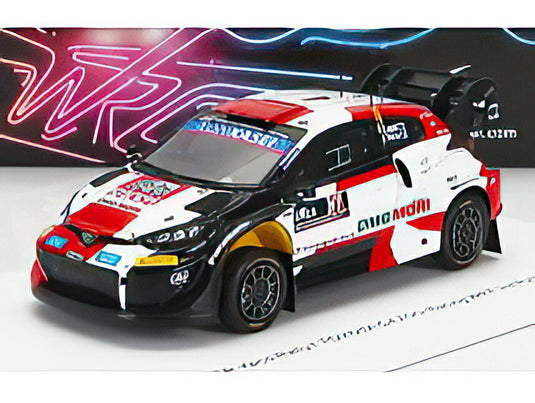 TOYOTA  YARIS GR RALLY1 TEAM TOYOTA GAZOO RACING WRT N 4 3rd RALLY SWEDEN 2022 E.LAPPI  J.FERM  WHITE BLACK RED/Spark 1/43ミニカー