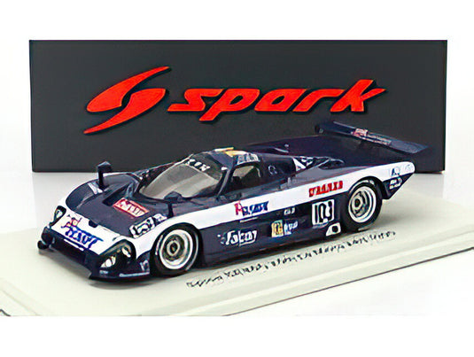 SPICE  SE88C 3.3L V8 TEAM MAKO N 103 24h LE MANS 1990 ROBBIE STIRLING  JAMES SHEAD  ROSS HYETT  BLUE WHITE/Spark 1/43ミニカー
