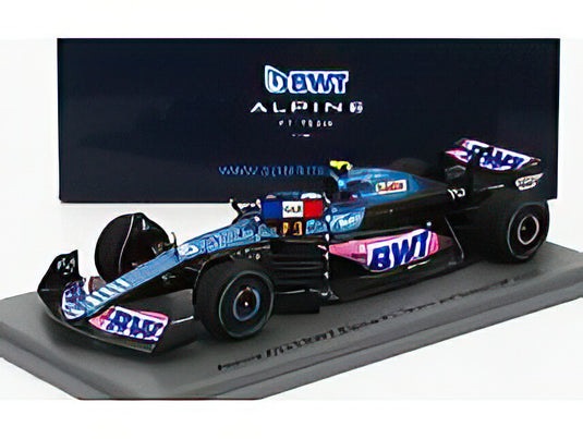 ALPINE  F1 A523 TEAM BWT ALPINE N 10 3rd DUTCH GP 2023 PIERRE GASLY  BLUE PINK/Spark 1/43ミニカー