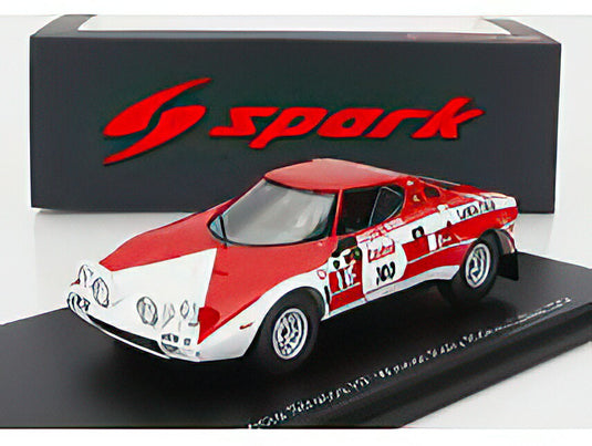 LANCIA  STRATOS HF N 103 WINNER RALLY RIDEAU LAKES 1974 S.MUNARI  M.MANNUCCI  RED WHITE/Spark 1/43ミニカー