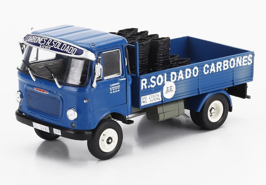 SAVAサバ SH550 トラック 1970 ブルー SALVAT-CAMIONES-Y-AUTOBUSES-ESPANOLES-COLLECTION / EDICOLA 1/43 ミニカー
