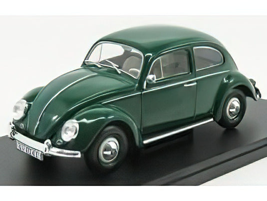 VOLKSWAGEN - ESCARABAJO BEETLE 1200 STANDARD 1960 - GREEN/EDICOLA 1/24模型モデルキット