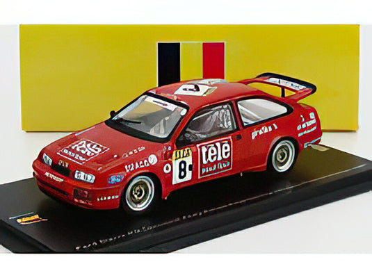 FORD ENGLAND  SIERRA RS COSWORTH TEAM ANDY ROUSE ENGINEERING N 8 24h SPA 1987 ANDY ROUSE  WIN PERCY  THIERRY TASSIN  DARK ORANGE/Spark 1/43ミニカー