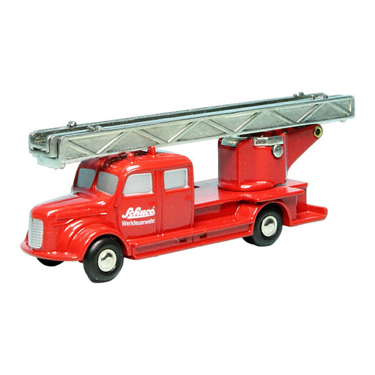 Mercedes Benzメルセデスベンツ L6600 ターンラダー Werkfeuerwehr Schuco 500台限定 / Schuco 1/87 (Piccolo) ミニカ