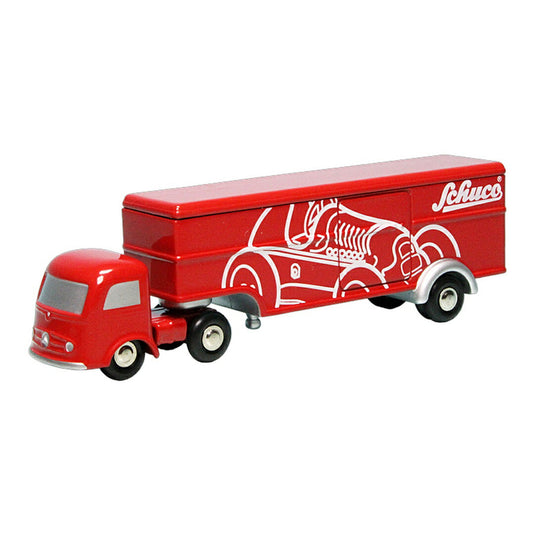 Mercedes Benzメルセデスベンツ LP911 ボックストラック Schuco Studio レッド / Schuco 1/87 (Piccolo) ミニカー