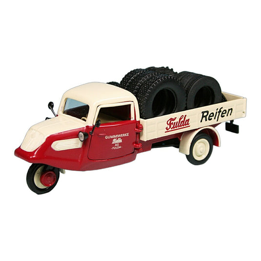 Tempoテンポ Hanseat Dreirad プラットフォーム Fulda Reifen 1000台限定 / Schuco 1/43 ミニカー